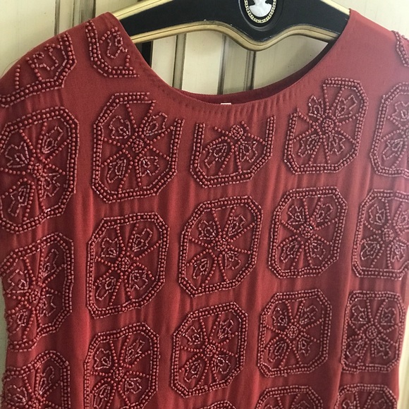 South Moon Under Burnt Red Cocktail Dress - Picture 4 of 4